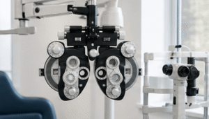 Vision care exam equipment