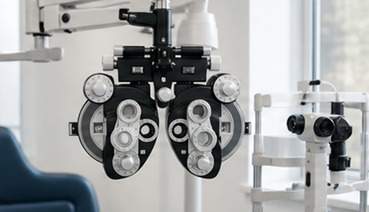 Vision care exam equipment